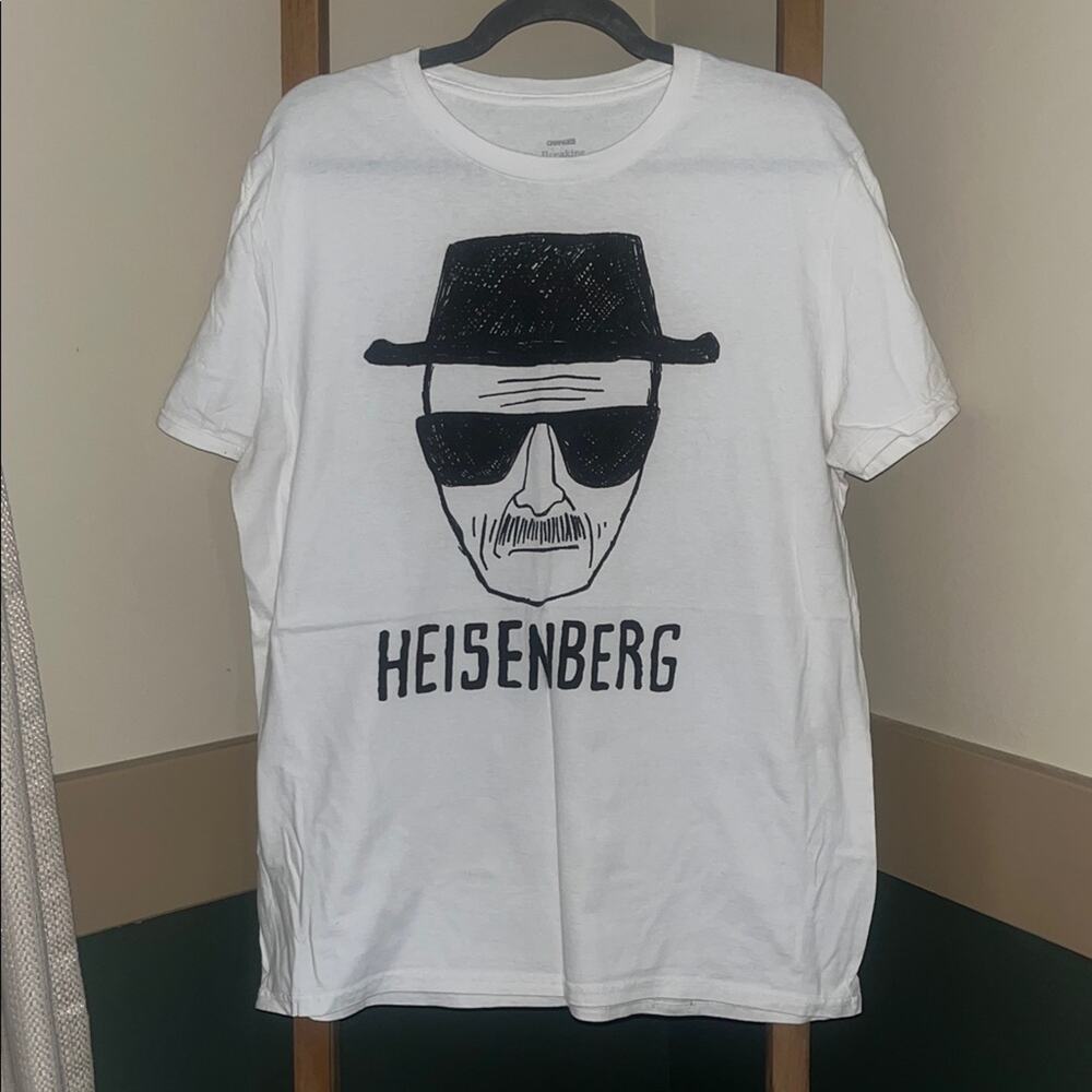 Breaking Bad Heisenberg Mens L Original Walter White T-Shirt Tee